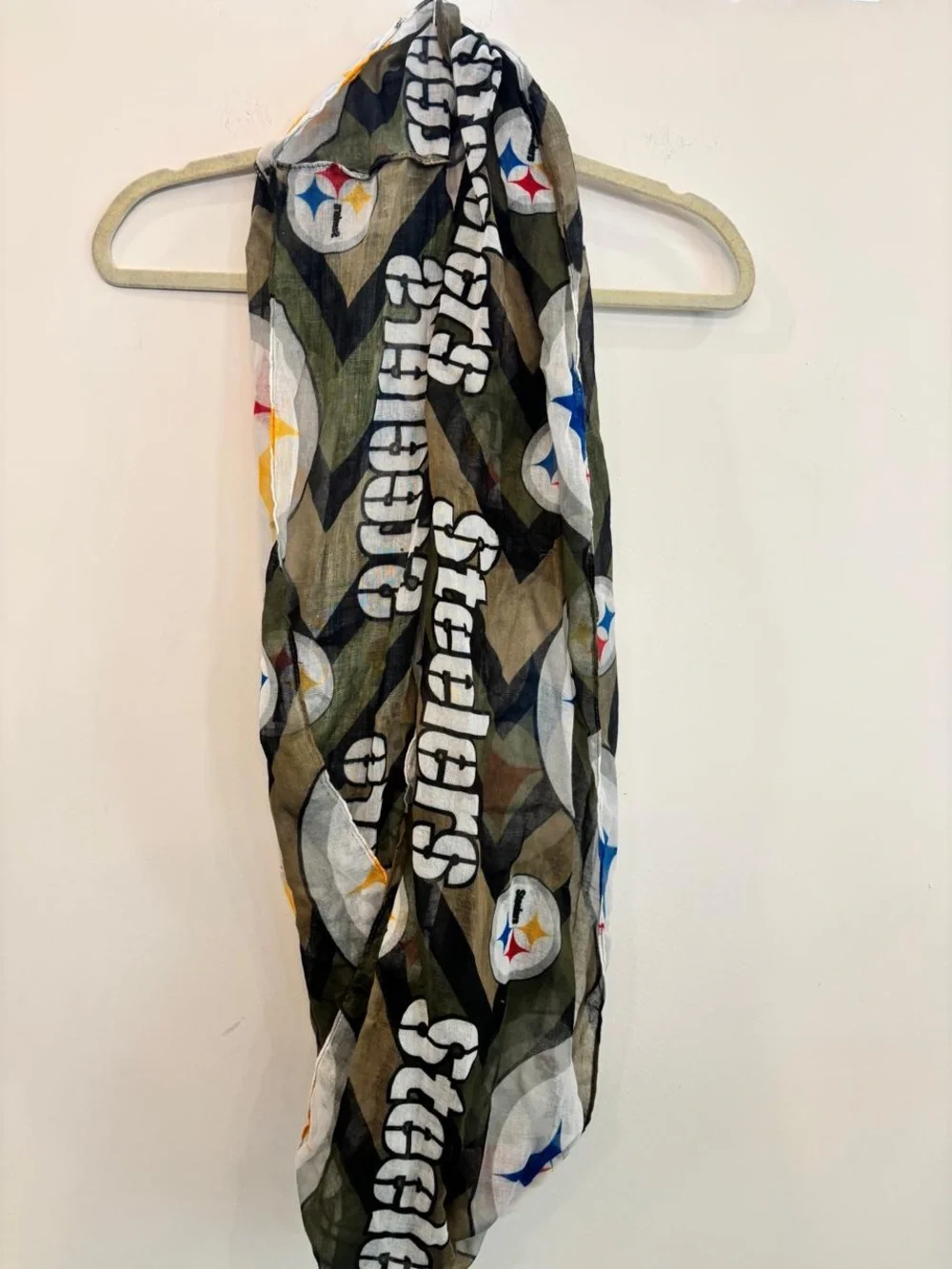 Pittsburgh Steelers NFL Sheer Military Infinity Scarf Little Earth #C19
